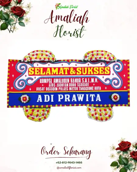 Papan Bunga Ucapan Selamat Holuon